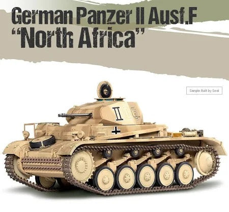 Academy 1/35 Panzer II Ausf.F North Africa WWII Tank Kit