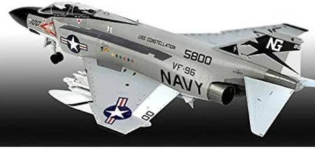 Detail-oriented 1/72 scale F-4J Phantom II model kit by Academy, featuring Jolly Rogers VF-84 design in realistic colors.