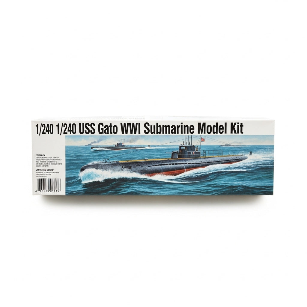 1/240 USS Gato WWII submarine model kit