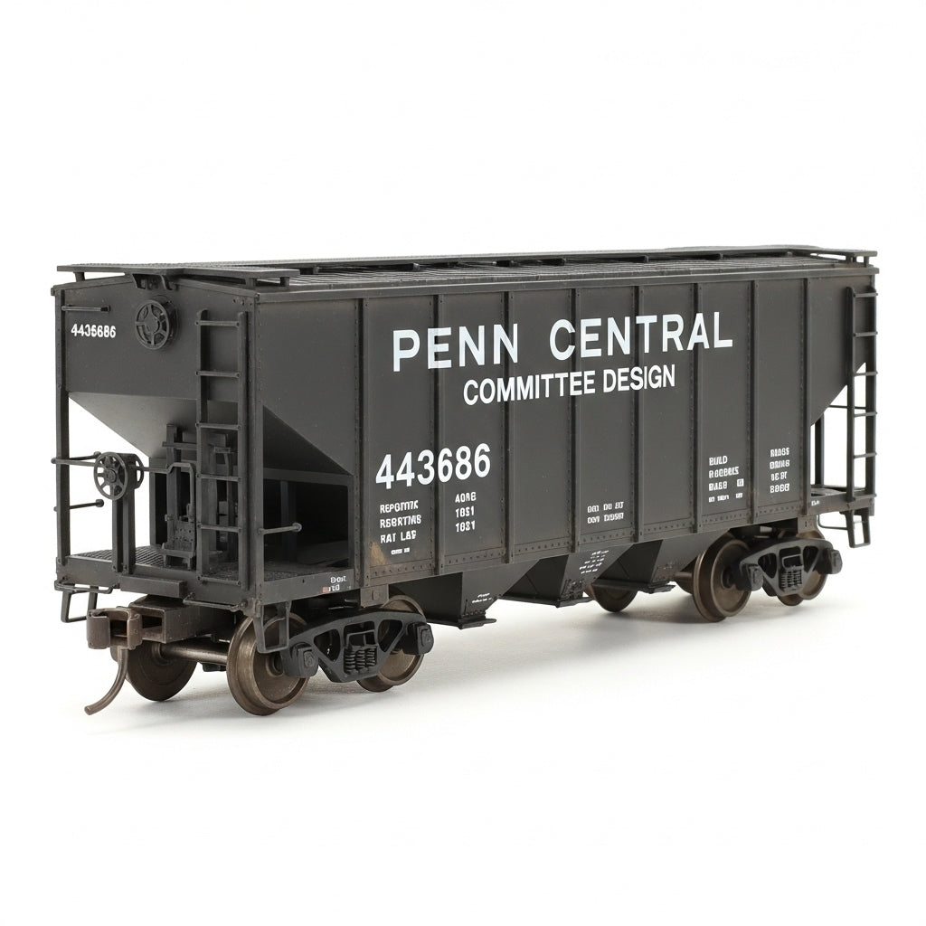 HO Scale Penn Central Committee Design Hopper #443686