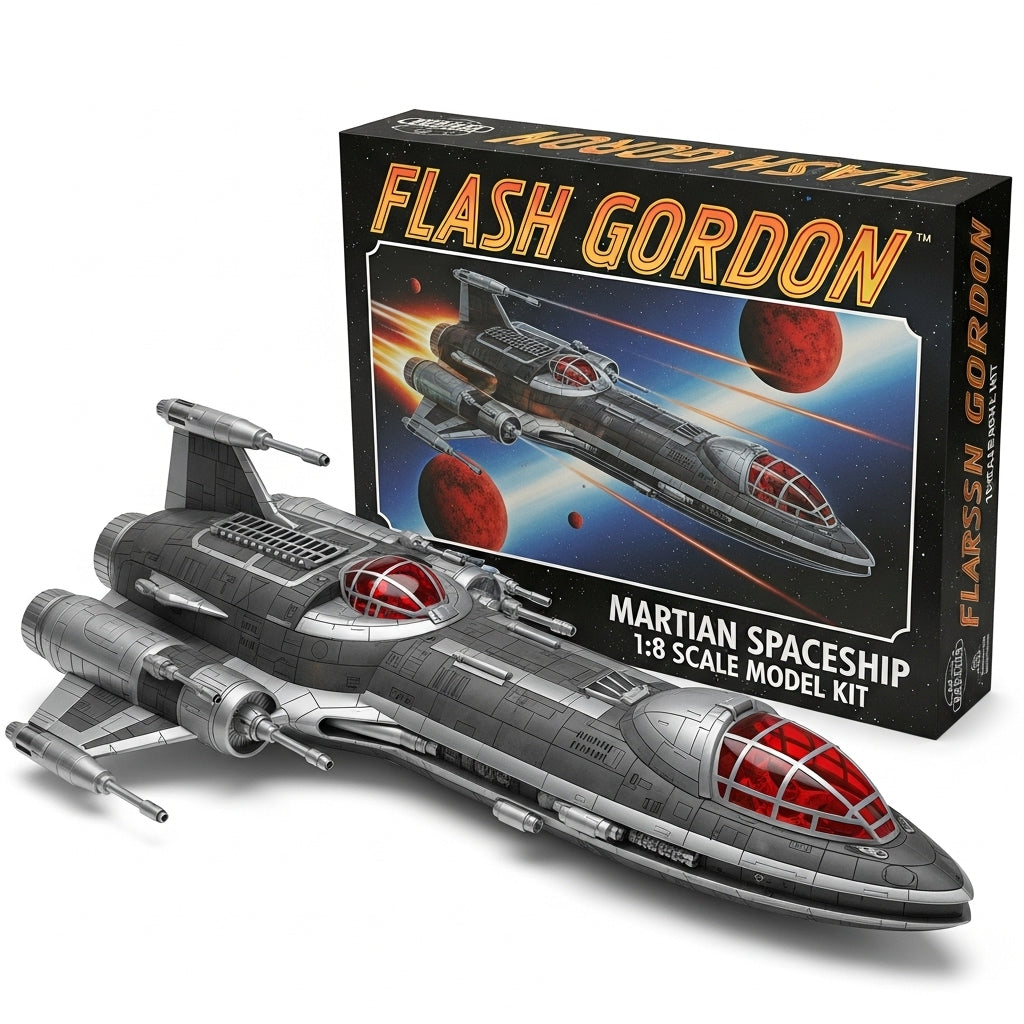 Flash Gordon Martian Spaceship 1:8 scale model kit