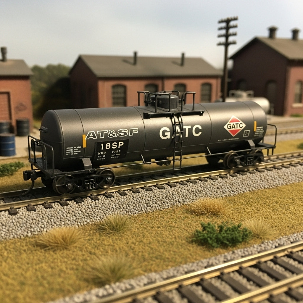 HO Scale AT&SF GATC Gasoline Tank Car model
