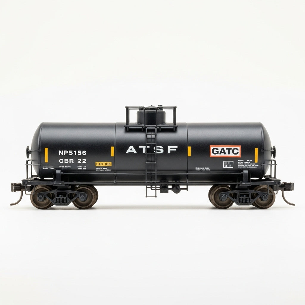 HO Scale ATSF GATC tank car model train