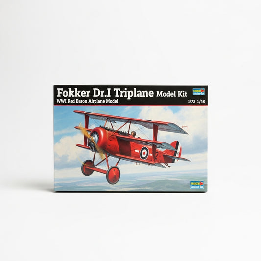 Fokker Dr.I Triplane model kit, WWI Red Baron airplane model