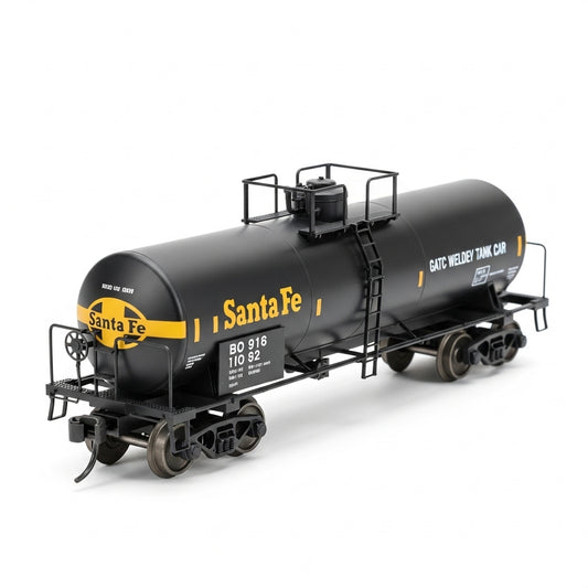 HO Scale Santa Fe GATC Welded Tank Car Model