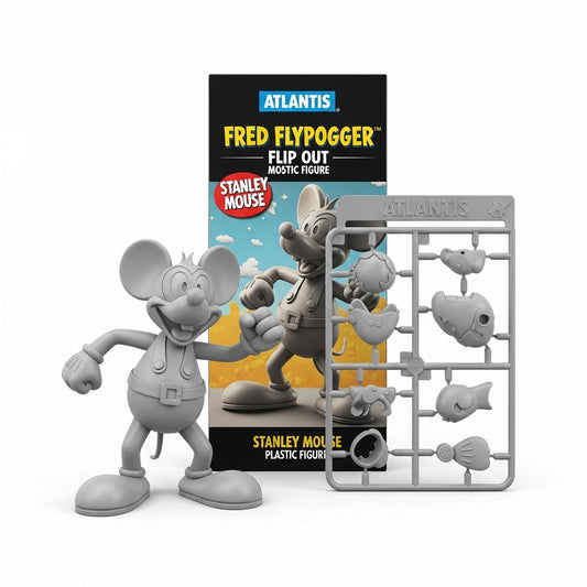 Atlantis Fred Flypogger Flip Out Model Kit Stanley Mouse plastic figure
