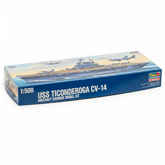 1:500 USS Ticonderoga CV-14 aircraft carrier model kit
