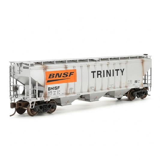 HO Scale BNSF Trinity Covered Hopper Freight Car model