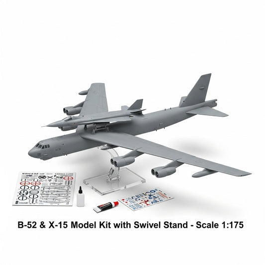 B-52 & X-15 model kit with swivel stand