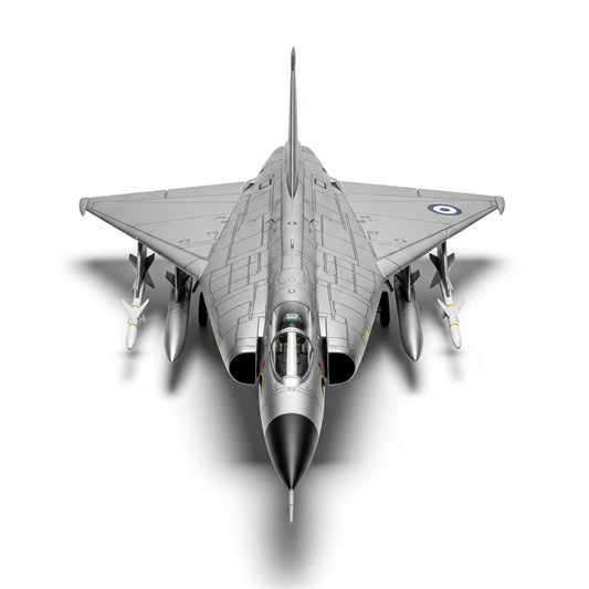 1/48 Saab J-35 Draken supersonic jet model kit with missiles