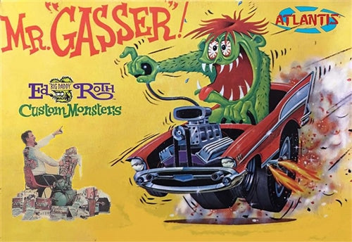 Atlantis 1/25 Ed Roth Mr. Gasser Model Kit - Big Daddy Hot Rod