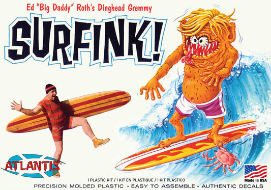 Ed Big Daddy Roth Surfink Plastic Model Kit by Atlantis