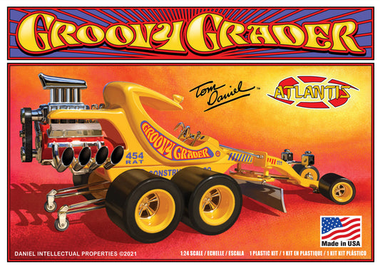 Atlantis Tom Daniel 1/24 Groovy Grader Plastic Model Kit