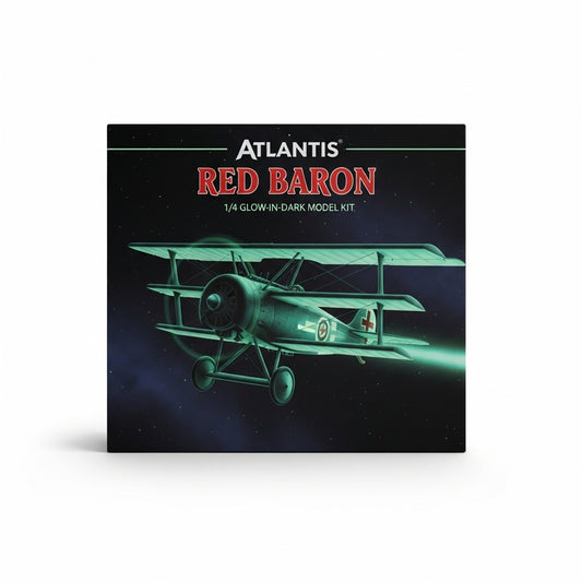 Atlantis Red Baron 1/4 glow-in-dark model kit