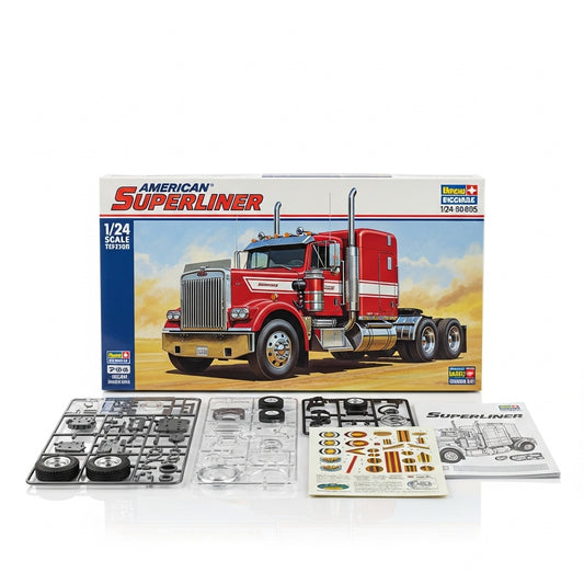 1/24 scale American Superliner semi truck model kit