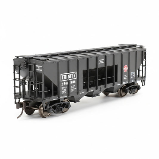 HO Scale Trinity 2-Bay Covered Hopper Train Car