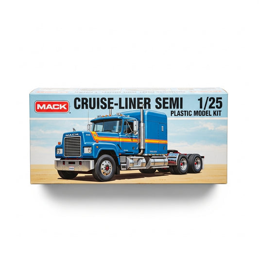 1/25 Mack Cruise-Liner Semi Truck plastic model kit