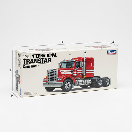 1/25 International Transtar Semi Tractor Plastic Model Kit, unbuilt