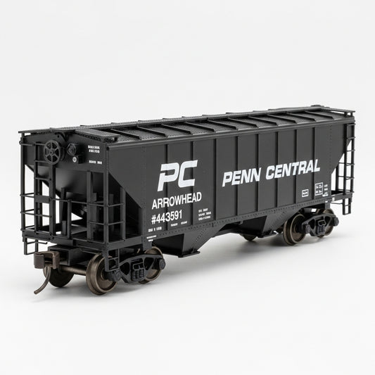 HO Scale Penn Central Hopper Car Arrowhead #443591