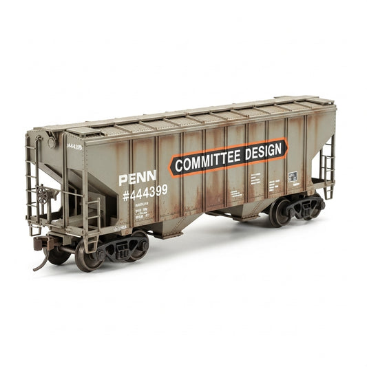 HO Scale Penn Central PC Hopper Car #444399 Committee Design