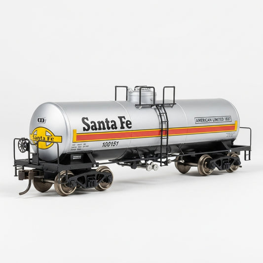 HO Scale Santa Fe Diesel Tank Car #101151, American Limited 1837 model train