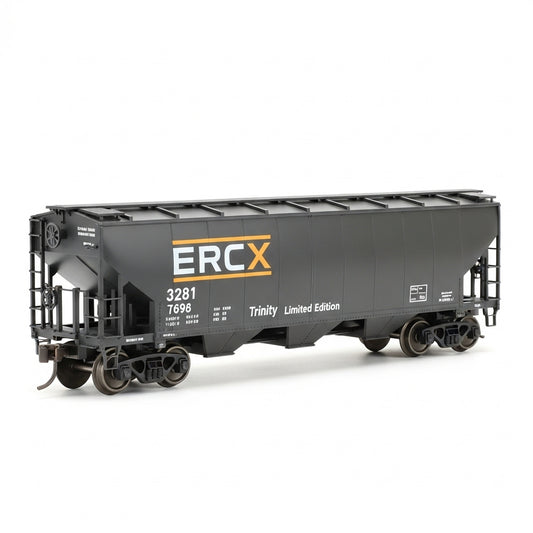 HO Scale Trinity 3281 Covered Hopper train car, ERCX Limited Edition