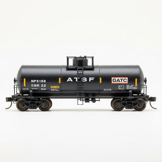 HO Scale ATSF GATC tank car model train