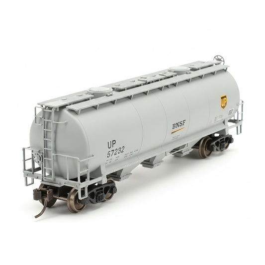 HO scale assembled cylindrical hopper freight car